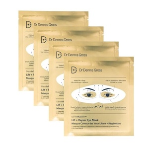 image:imageDr Dennis Gross DermInfusions Lift  Repair Eye Mask  Visibily Lift  Firm Fills the Appearance of Fine Lines Hydrates  Repairs Skin Barrier Visibly Depuffs Undereye Area  1 Treatment 033 fl oz4 Count Pack of 1