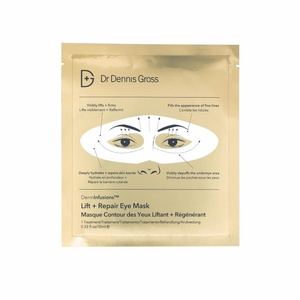 image:imageDr Dennis Gross DermInfusions Lift  Repair Eye Mask  Visibily Lift  Firm Fills the Appearance of Fine Lines Hydrates  Repairs Skin Barrier Visibly Depuffs Undereye Area  1 Treatment 033 fl oz1 Count Pack of 1
