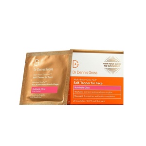 image:imageDr Dennis Gross Glow Pad SelfTanner for Face  Exfoliating amp AntiAging Towelette with AHAs amp BHAs Buildable Natural Glow Hydrating amp StreakFree Application 20 Pack